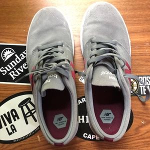 Gray/Maroon New Balance Numerics (Size 10)